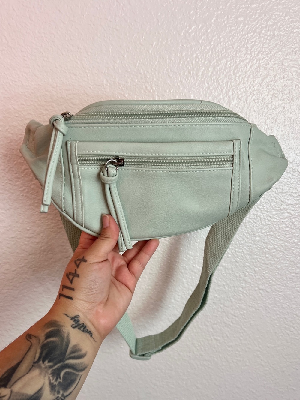 Wild Fable Mint Green Crossbody Waist Bag